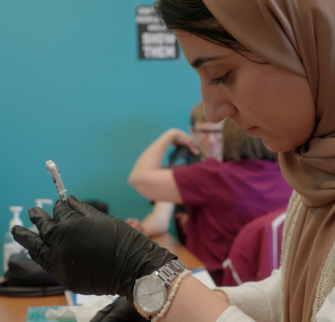 Student in orientation